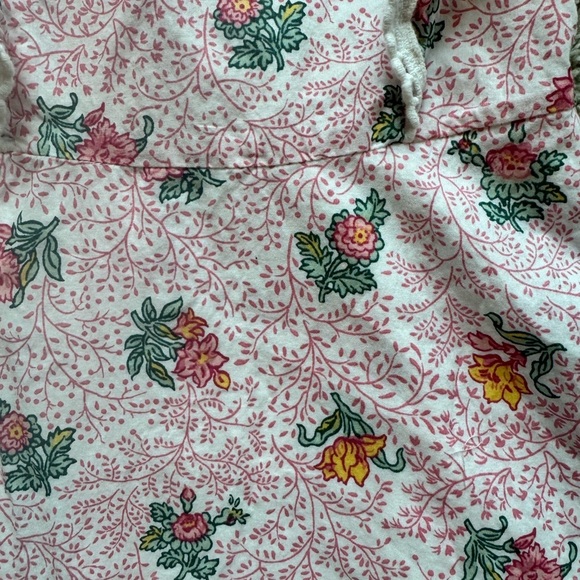 Girls Janie and Jack dress Pink Flutter Sleeve Sundress floral size 5 - Picture 4 of 10